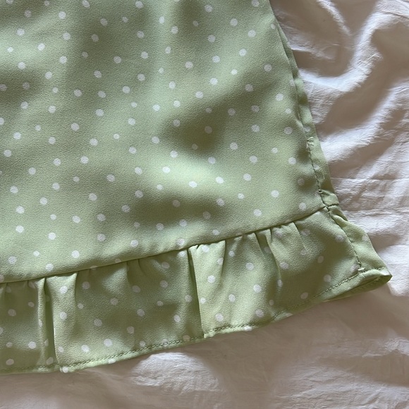 Abercrombie Polka Dot Dress - Green - Picture 4 of 8